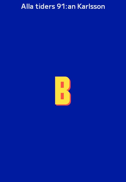 Alla tiders 91:an Karlsson
