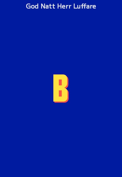 God Natt Herr Luffare