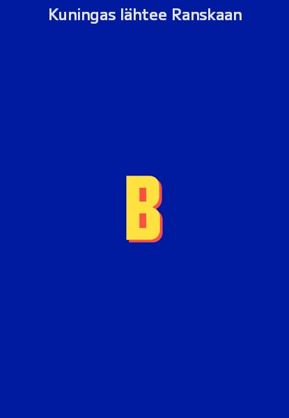 Kuningas lähtee Ranskaan