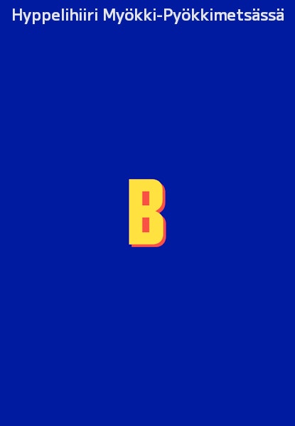 Hyppelihiiri Myökki-Pyökkimetsässä