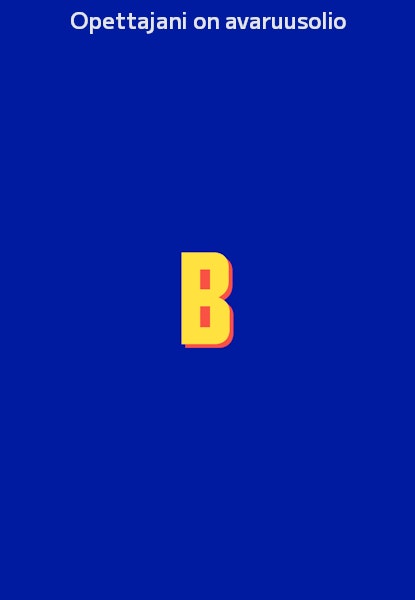 Opettajani on avaruusolio