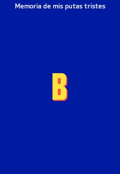 Memoria de mis putas tristes