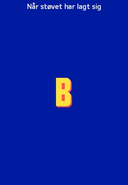 Når støvet har lagt sig