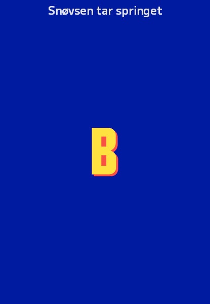 Snøvsen tar springet