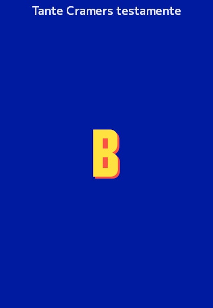 Tante Cramers testamente