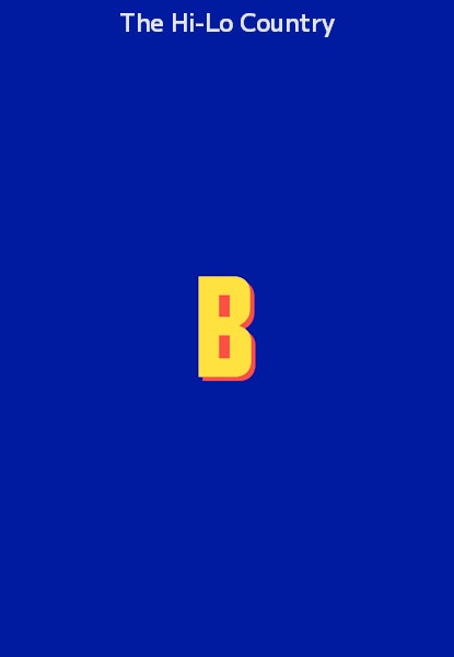 The Hi-Lo Country