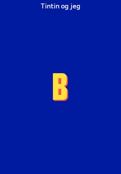 Tintin og jeg
