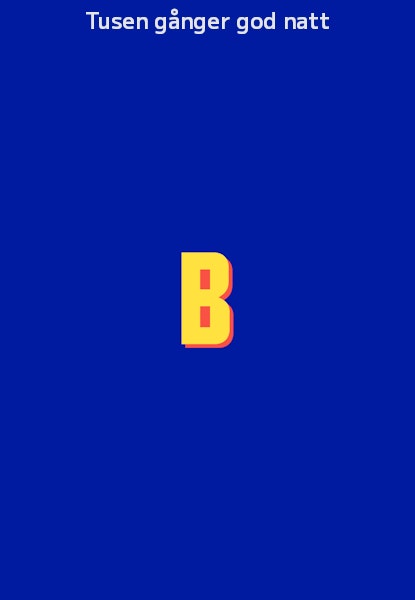 Tusen gånger god natt