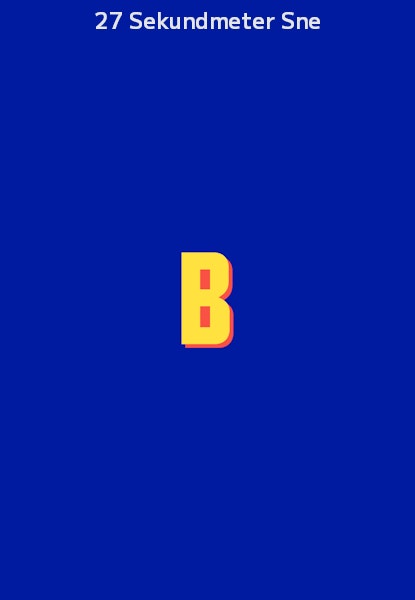 27 Sekundmeter Sne