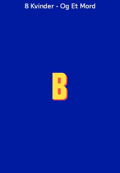 8 Kvinder - Og Et Mord