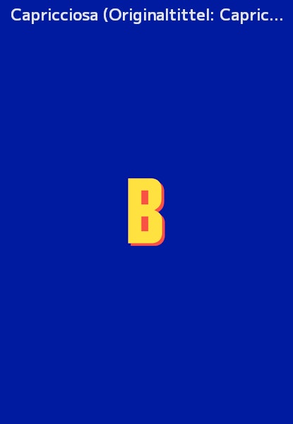 Capricciosa (Originaltittel: Capricciosa)