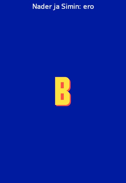 Nader ja Simin: ero