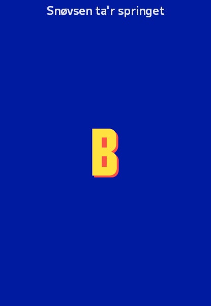 Snøvsen ta'r springet