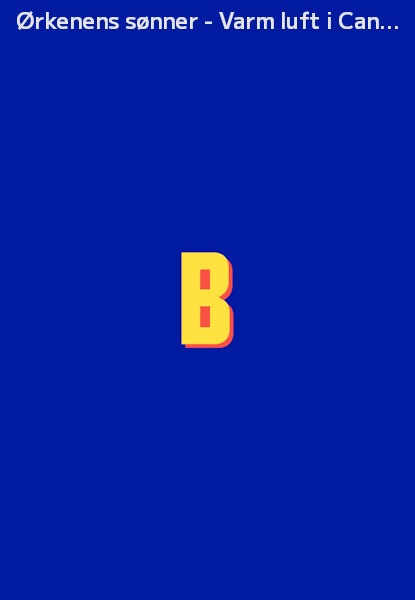 Ørkenens sønner - Varm luft i Canal Grande