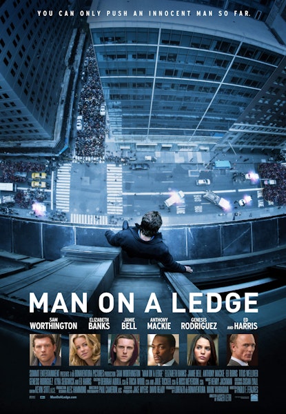 Man on a ledge