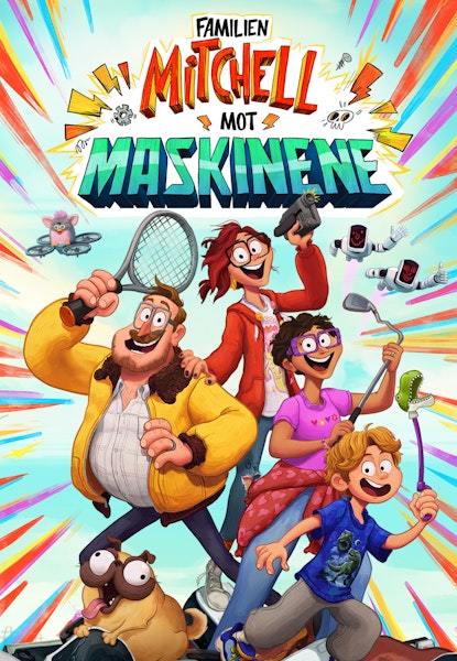 Familien Mitchell mot maskinene