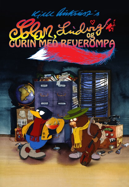 Solan, Ludvig og Gurin med reverompa