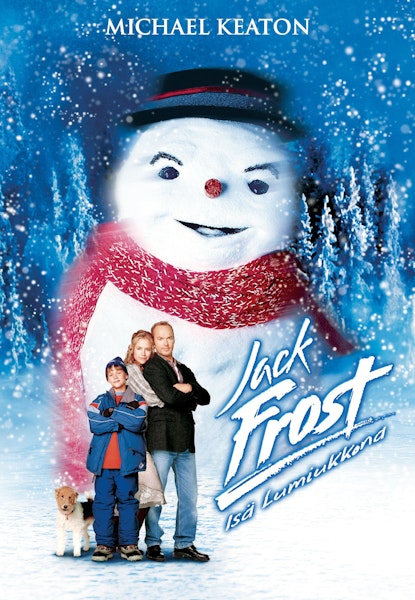 Isä lumiukkona