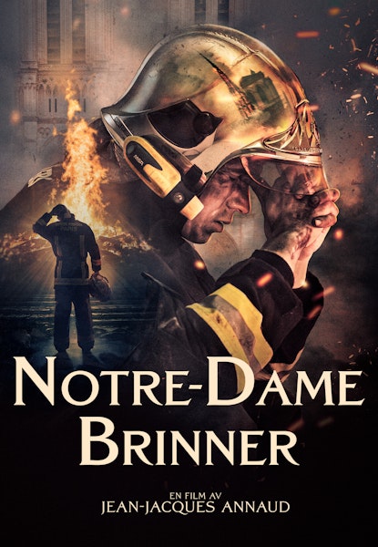 Notre-Dame brinner