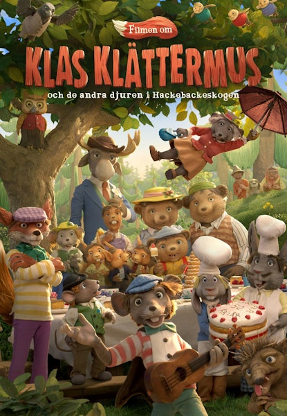 Klas Klättermus och de andra djuren i Hackebackeskogen