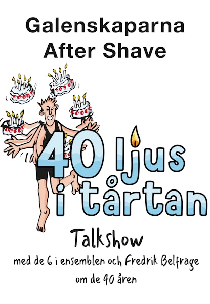 40 ljus i tårtan