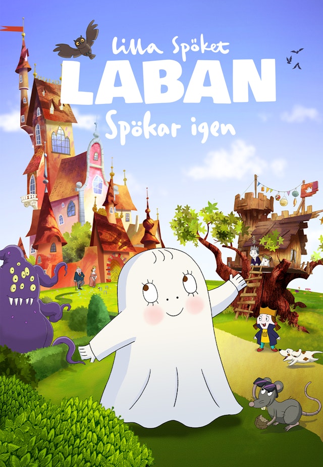Lilla Spöket Laban spökar igen
