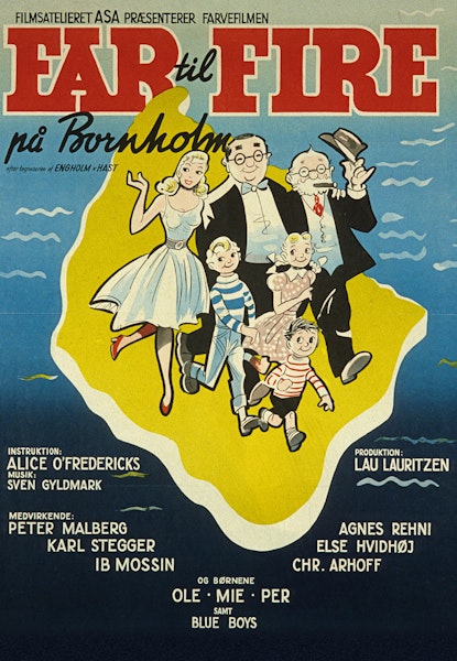 Far til fire på Bornholm