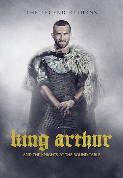 King Arthur and the knights at the round table