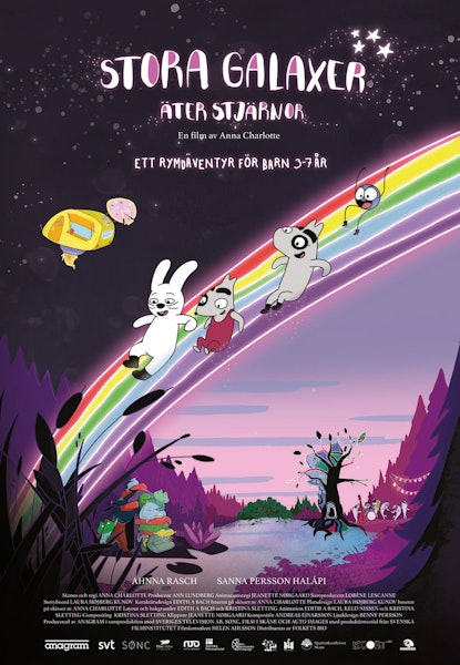 Stora Galaxer äter Stjärnor