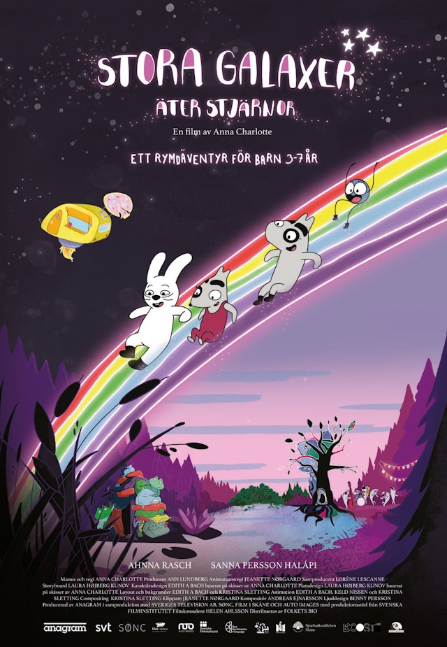 Stora Galaxer äter Stjärnor