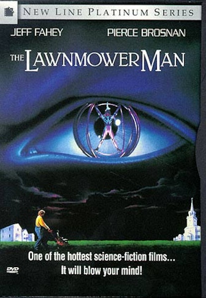 Manden Med Plæneklipperen