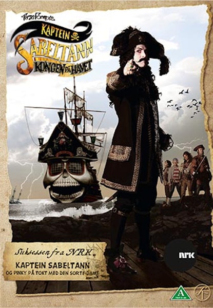 Kaptein Sabeltann og Pinky på tokt med den sorte d